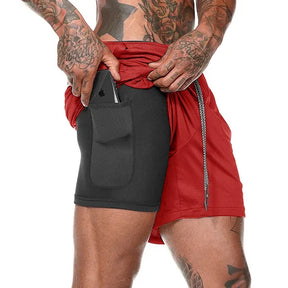 Short para Corrida Masculino 2 em 1 - RoupaFit™