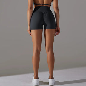 Short de Cintura Alta para Mulheres Lycra - RoupaFit™