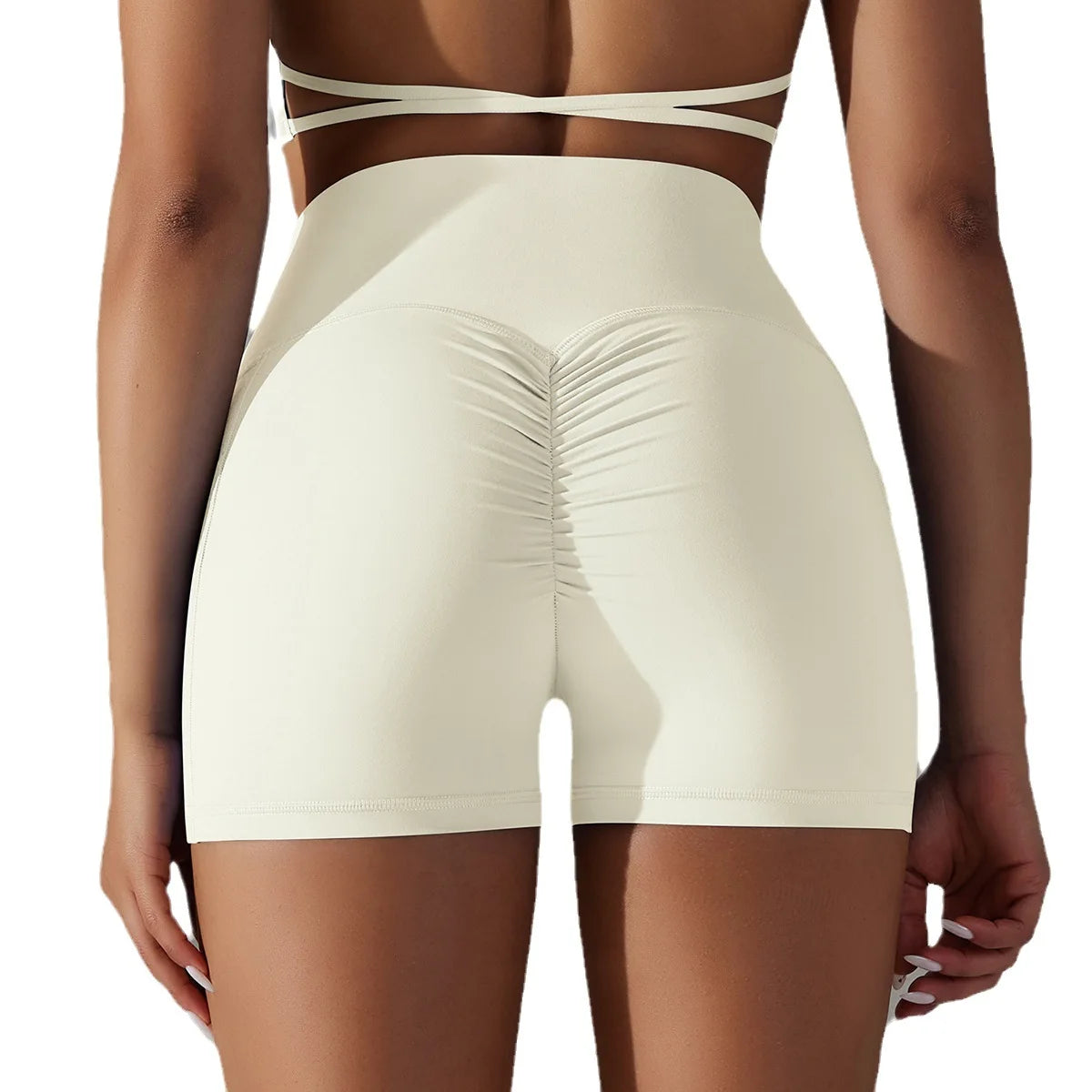 Short de Cintura Alta para Mulheres Lycra - RoupaFit™