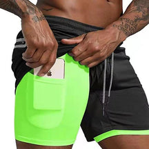 Short para Corrida Masculino 2 em 1 - RoupaFit™