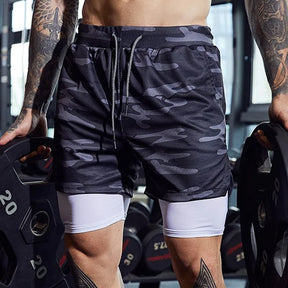 Short para Corrida Masculino 2 em 1 - RoupaFit™