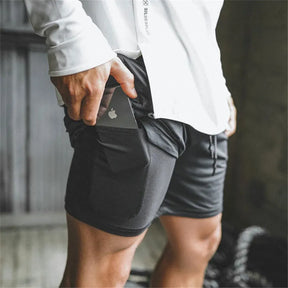 Short para Corrida Masculino 2 em 1 - RoupaFit™