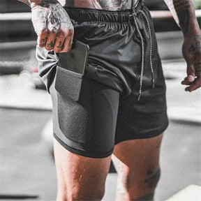 Short para Corrida Masculino 2 em 1 - RoupaFit™