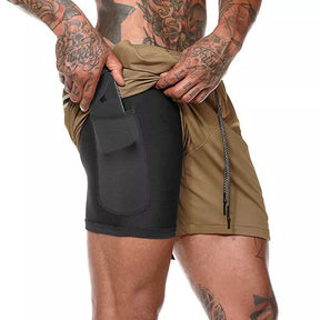 Short para Corrida Masculino 2 em 1 - RoupaFit™